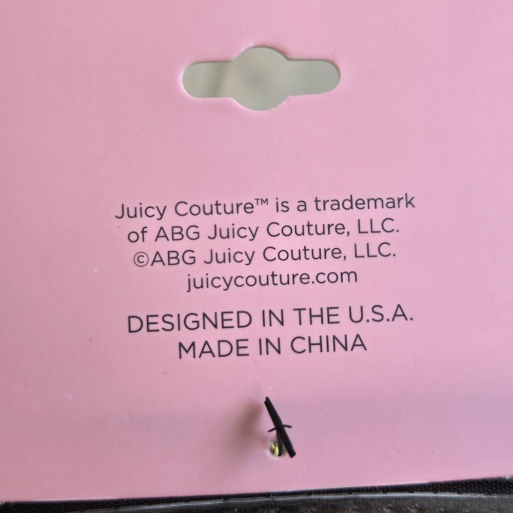 Juicy Couture Cosmetic Bags 2-Piece Set Pink/Clear - Picture 7 of 8